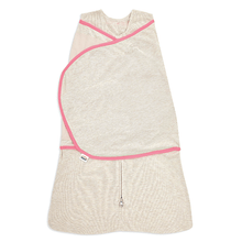 Small Halo Ideal Temp SleepSack Swaddle - Oatmeal/Pink