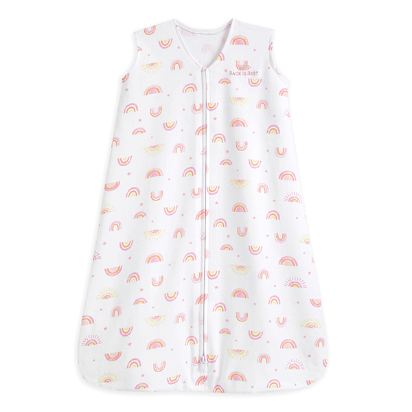 Medium Halo SleepSack Wearable Blanket Cotton - Sunshine Rainbows