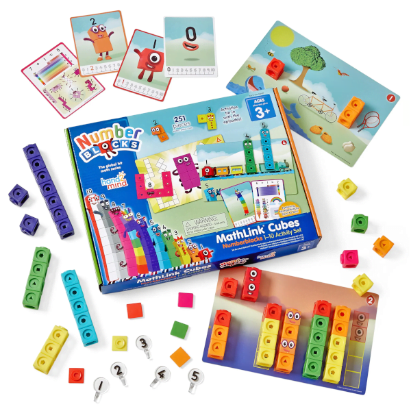 Hand2Mind Mathlink Cubes Numberblocks 1 to 10 Set
