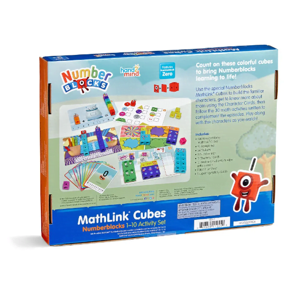 Hand2Mind Mathlink Cubes Numberblocks 1 to 10 Set