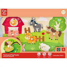 Hape Farm Animal Peg Puzzle