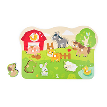 Hape Farm Animal Peg Puzzle