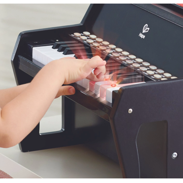 Hape Learn with Lights Piano with Stool