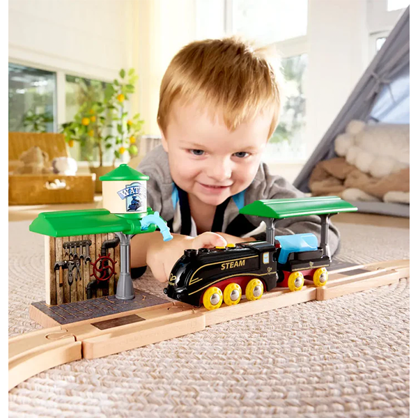 Hape Steam and Whistle Train Set