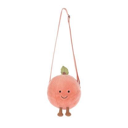 Jellycat Amuseables Peach Shoulder Bag