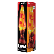 LAVA Lamp 14.5" with Errupting Crator - Yellow/Red