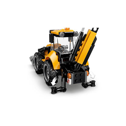 LEGO® City 60480 Yellow Backhoe Loader