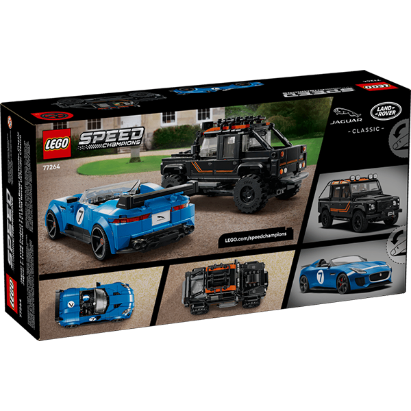 LEGO® Speed Champions 77264 Jaguar Project 7 and Land Rover
