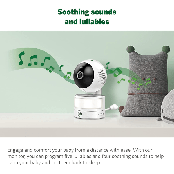 LeapFrog LF915HD 720p Video Baby Monitor with 5 Inch Display and 360 Degree Pan & Tilt Camera
