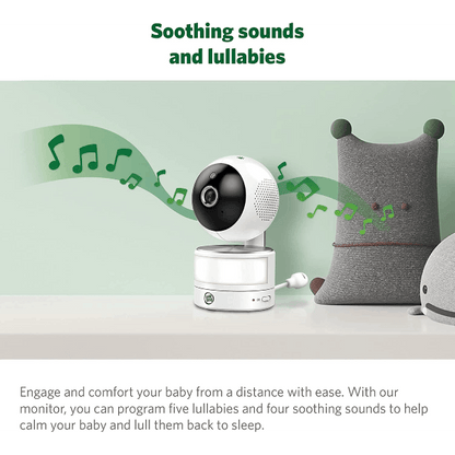 LeapFrog LF915HD 720p Video Baby Monitor with 5 Inch Display and 360 Degree Pan & Tilt Camera