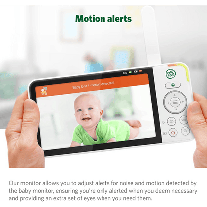 LeapFrog LF915HD 720p Video Baby Monitor with 5 Inch Display and 360 Degree Pan & Tilt Camera