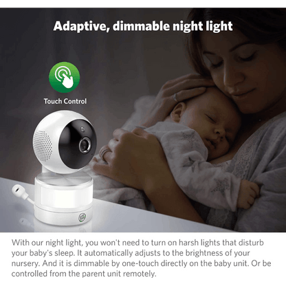 LeapFrog LF915HD 720p Video Baby Monitor with 5 Inch Display and 360 Degree Pan & Tilt Camera