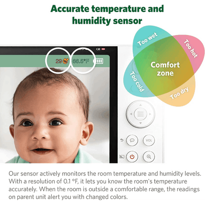 LeapFrog LF915HD 720p Video Baby Monitor with 5 Inch Display and 360 Degree Pan & Tilt Camera