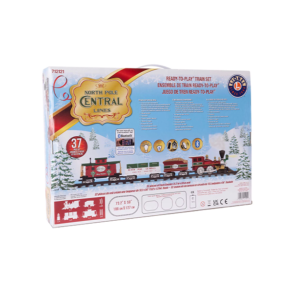 Lionel North Pole Central Ready to Play Train Set with Bluetooth