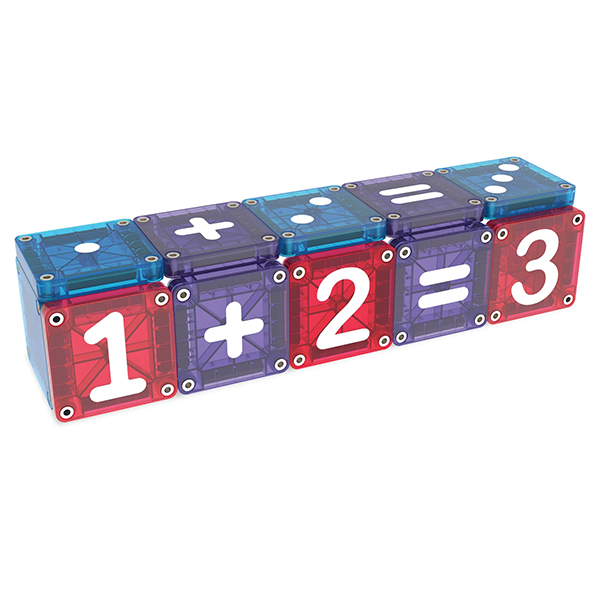 MAGNA-TILES microMAGS LEARN Numbers 56-Piece Set