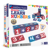 MAGNA-TILES microMAGS LEARN Numbers 56-Piece Set