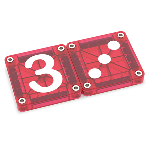 MAGNA-TILES microMAGS LEARN Numbers 56-Piece Set