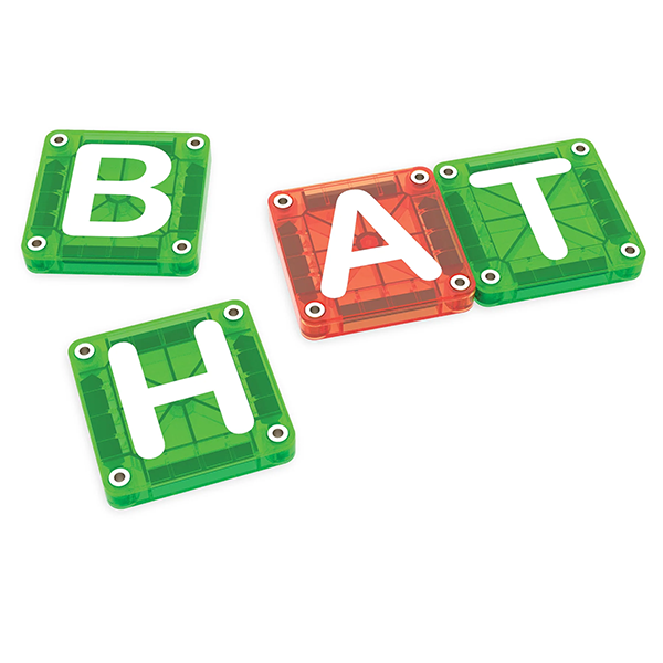 MAGNA-TILES microMAGS LEARN Letters 56-Piece Set