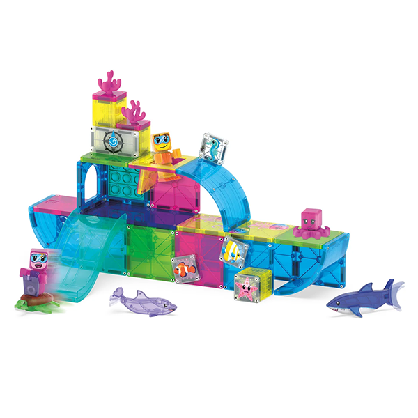 MAGNA-TILES Undersea Adventure 58-Piece Set