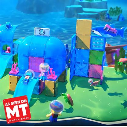 MAGNA-TILES Undersea Adventure 58-Piece Set
