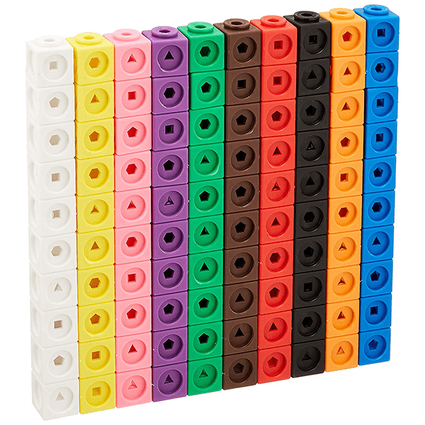 Learning Resources Mathlink Cubes Set of 100