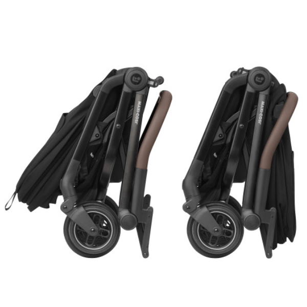 Maxi-Cosi Leona Ultra Compact Stroller - Essential Black