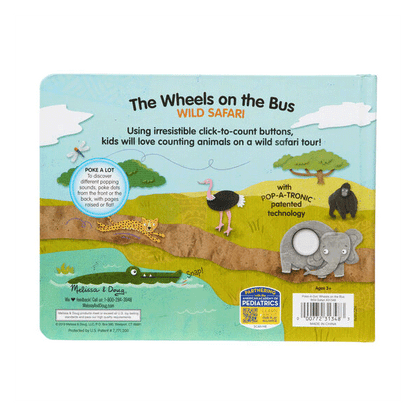 Melissa & Doug Poke-A-Dot: The Wheels on the Bus Wild Safari