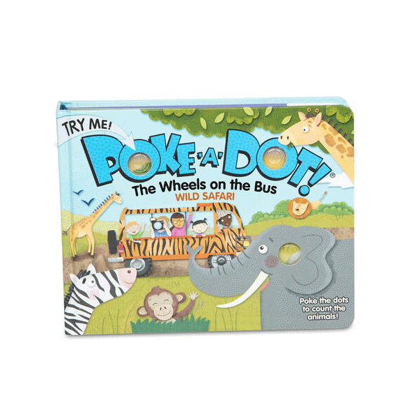 Melissa & Doug Poke-A-Dot: The Wheels on the Bus Wild Safari