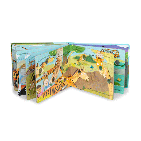 Melissa & Doug Poke-A-Dot: The Wheels on the Bus Wild Safari