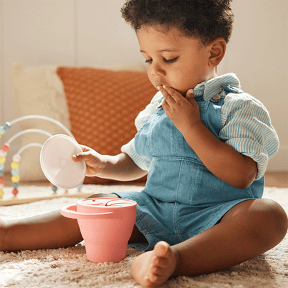 Munchkin Cest Silicone! Snack Catcher - Coral
