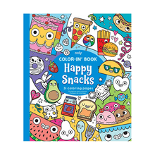 Ooly Colouring Book Happy Snacks