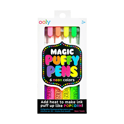 Ooly Magic Puffy Neon Pens