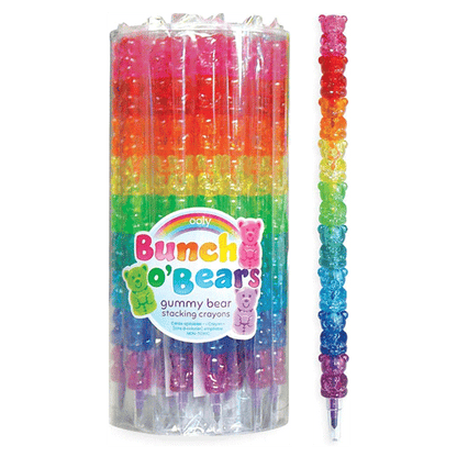 Ooly Bunch O' Bears Gummy Bear Stacking Crayon