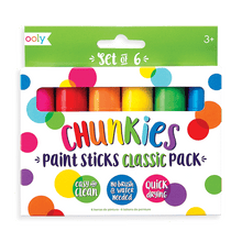 Ooly Chunkies Paint Sticks Classic Pack - Set of 6