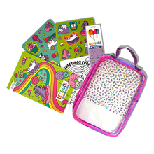 Ooly Let's Go! Activity & Colouring Kit Unicorn Candy Town