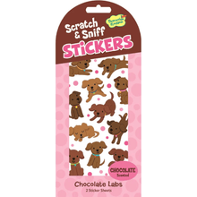 Peaceable Kingdom Scratch & Sniff Stickers - Chocolate Labs