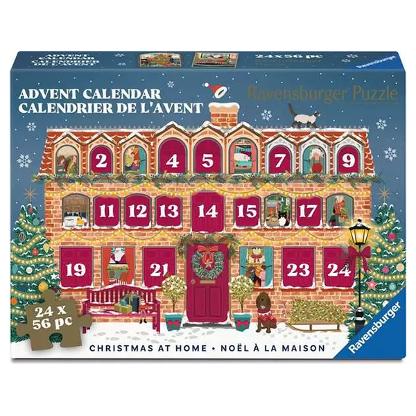 Ravensburger Christmas at Home Advent Calendar Puzzle 24 x 56 Pieces