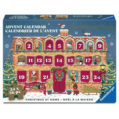 Ravensburger Christmas at Home Advent Calendar Puzzle 24 x 56 Pieces