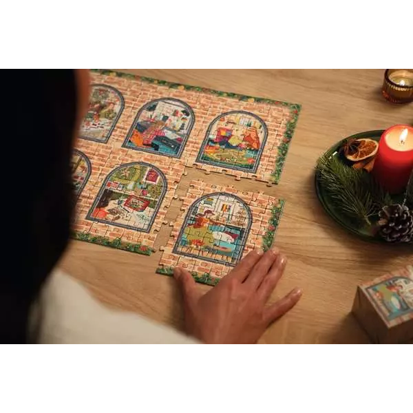 Ravensburger Christmas at Home Advent Calendar Puzzle 24 x 56 Pieces