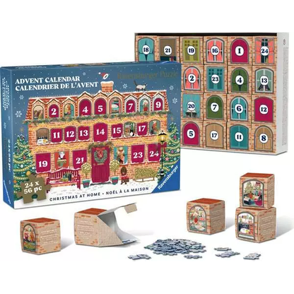 Ravensburger Christmas at Home Advent Calendar Puzzle 24 x 56 Pieces