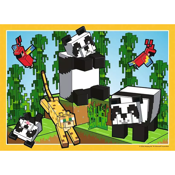 Ravensburger Minecraft 4 x 100 Piece Puzzle