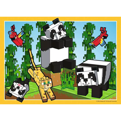 Ravensburger Minecraft 4 x 100 Piece Puzzle