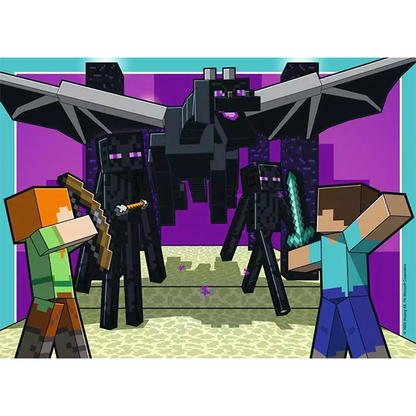 Ravensburger Minecraft 4 x 100 Piece Puzzle