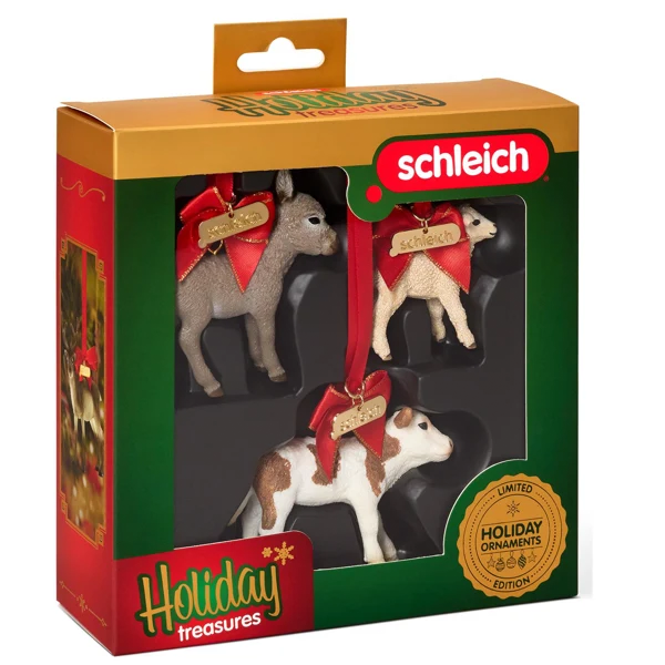 Schleich Festive Farm Friends Ornament Set