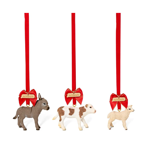 Schleich Festive Farm Friends Ornament Set