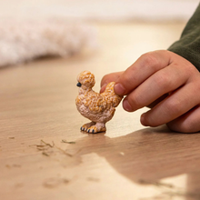 Schleich Farm World Silkie Chicken Figurine