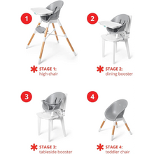 Skip Hop EON 4-in-1 High Chair - Grey