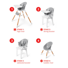Skip Hop EON 4-in-1 High Chair - Slate Blue
