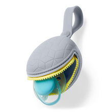 Skip Hop Grab & Go Silicone Pacifier Holder - Grey