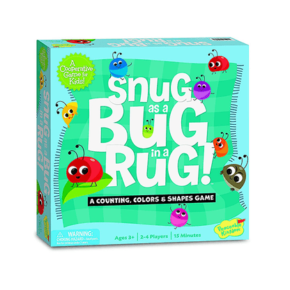 Peaceable Kingdom Snug as a Bug in a Rug Preschool Game